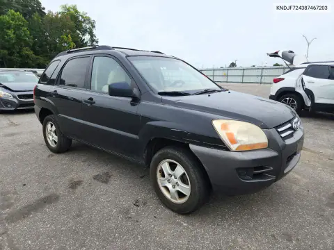 2008 Kia Sportage Lx VIN KNDJF724387467203 фото 4
