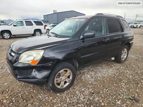 KNDJF724X97576520 — 2009 Kia Sportage, Передняя часть, фото до ремонта