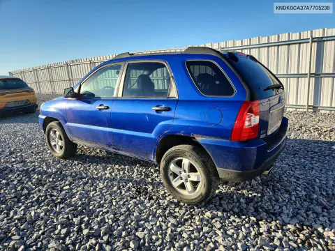 2010 Kia Sportage Lx VIN KNDKGCA37A7705238 фото 2