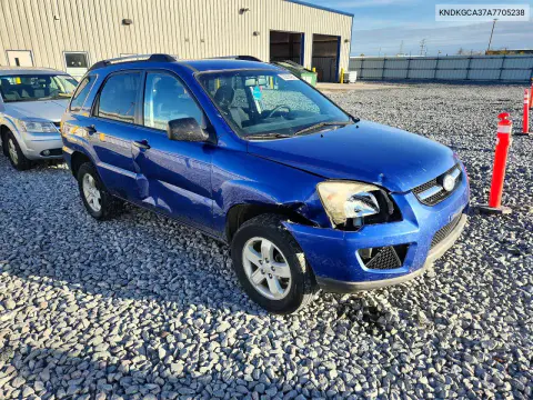 2010 Kia Sportage Lx VIN KNDKGCA37A7705238 фото 4