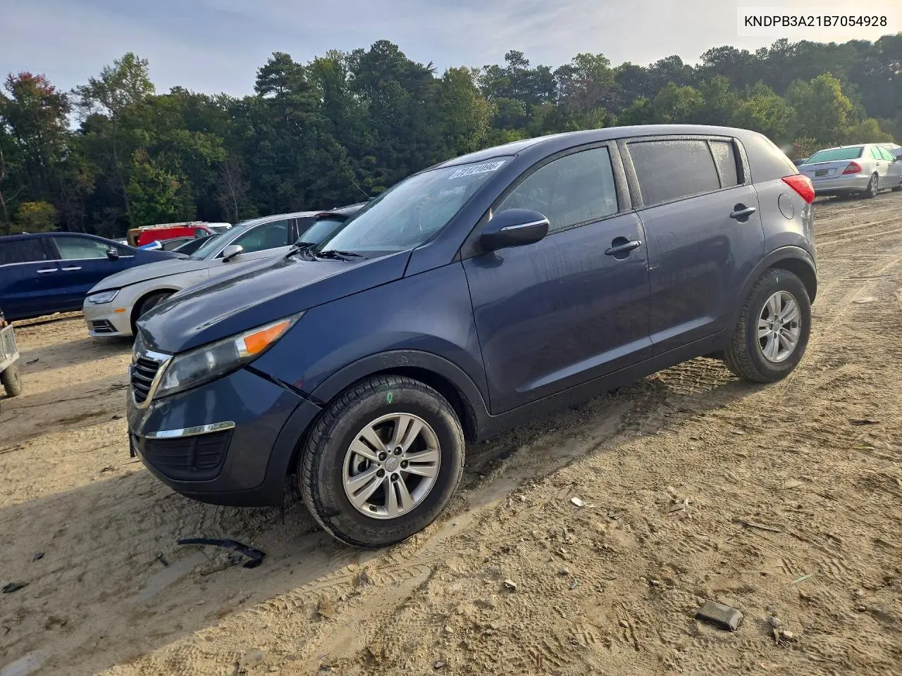 2011 Kia Sportage Lx VIN KNDPB3A21B7054928 фото 1