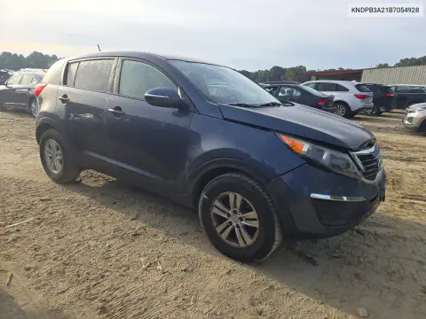 2011 Kia Sportage Lx VIN KNDPB3A21B7054928 фото 4