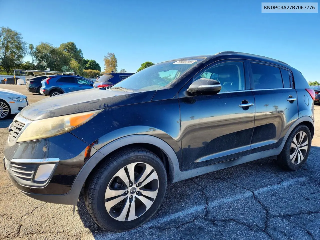 KNDPC3A27B7067776 Kia Sportage 2011 — повреждение Передняя часть, фото до ремонта