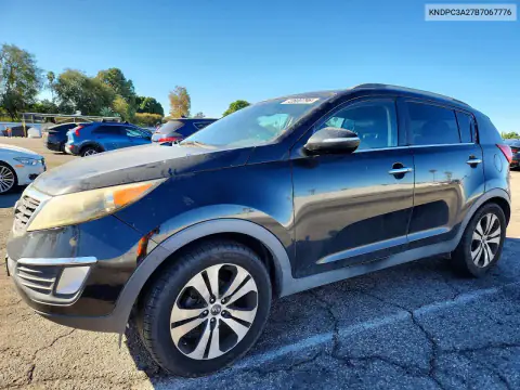 KNDPC3A27B7067776 — 2011 Kia Sportage, Передняя часть, фото до ремонта