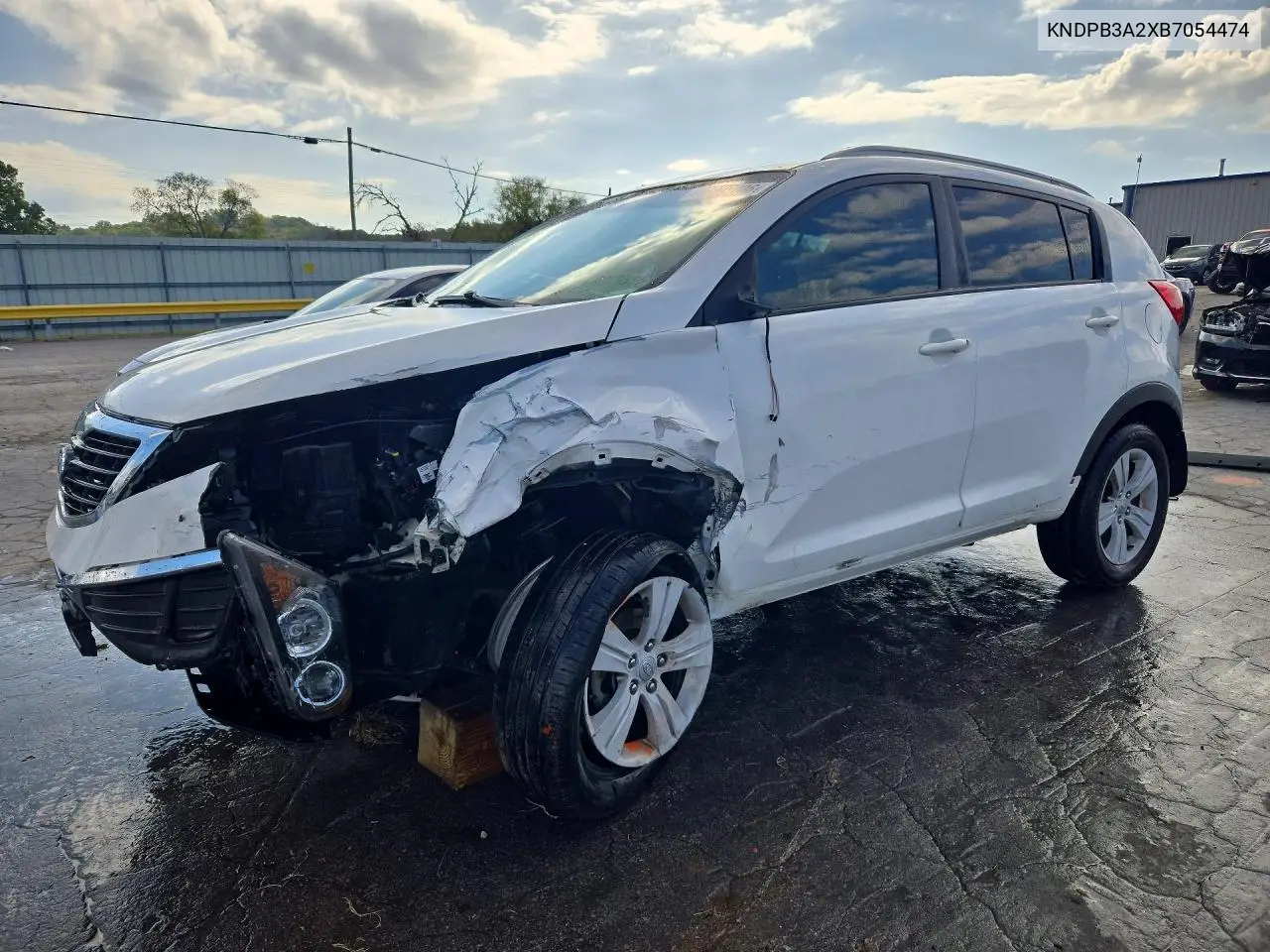 KNDPB3A2XB7054474 Kia Sportage 2011 — повреждение Передняя часть, фото до ремонта