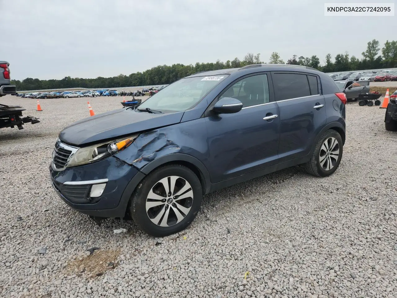 2012 Kia Sportage Ex VIN KNDPC3A22C7242095 фото 1