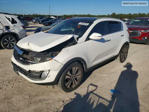 2013 Kia Sportage Ex VIN KNDPC3A27D7443220 фото 1