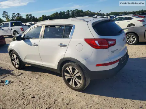 2013 Kia Sportage Ex VIN KNDPC3A27D7443220 фото 2