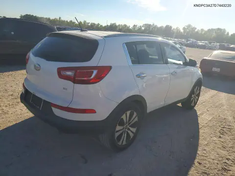 2013 Kia Sportage Ex VIN KNDPC3A27D7443220 фото 3