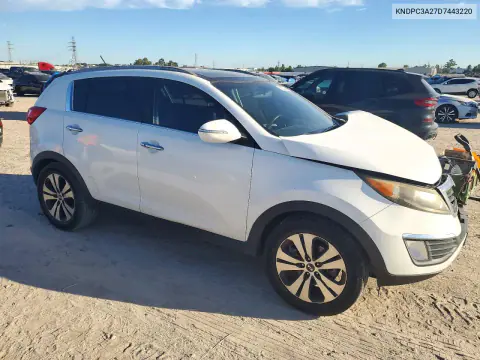 2013 Kia Sportage Ex VIN KNDPC3A27D7443220 фото 4