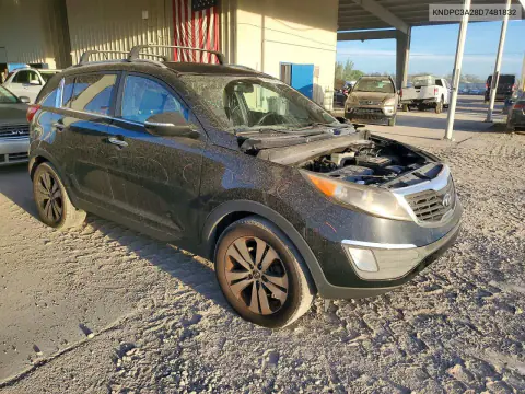 2013 Kia Sportage Ex VIN KNDPC3A28D7481832 фото 4
