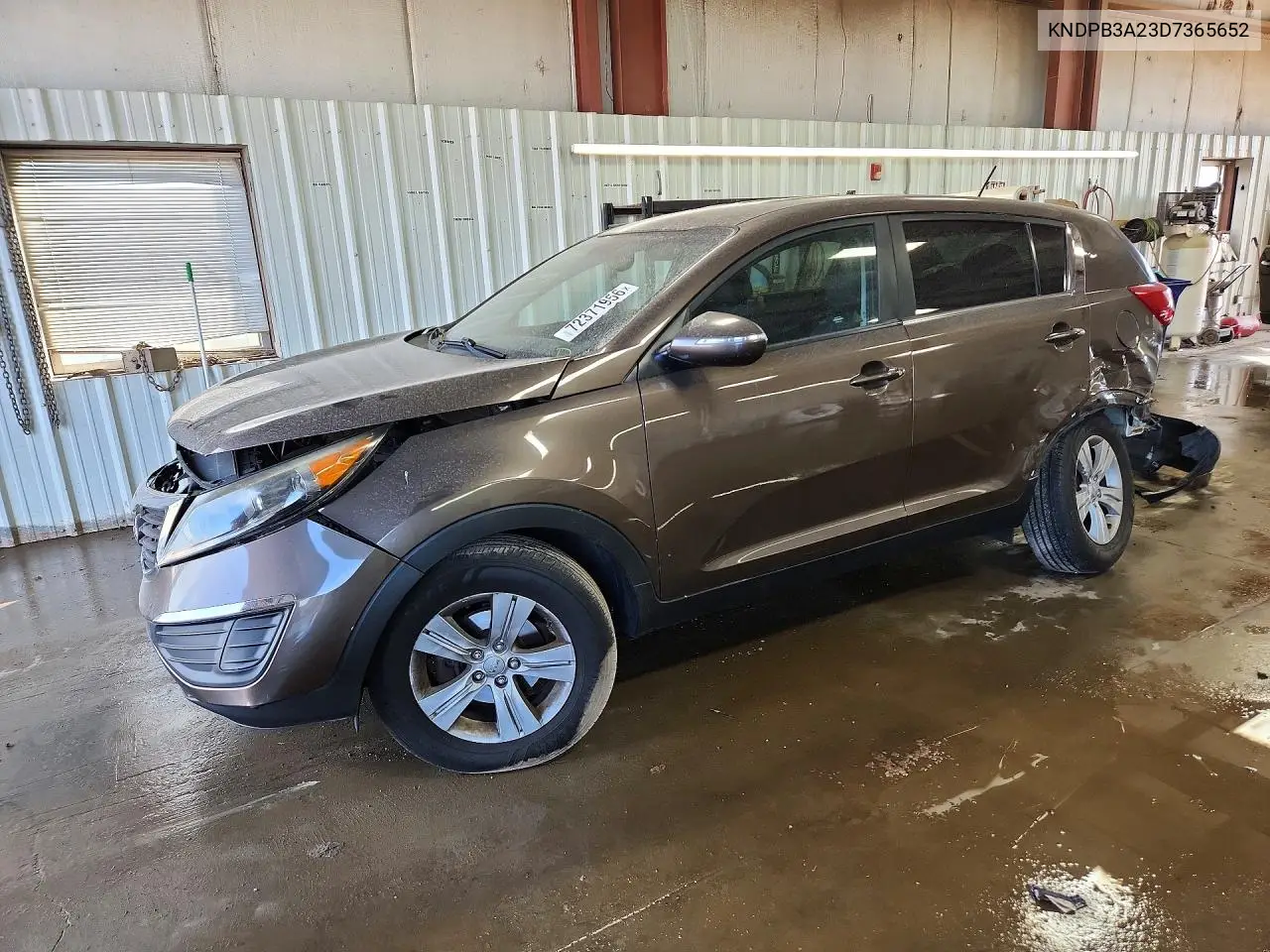 2013 Kia Sportage Lx VIN KNDPB3A23D7365652 фото 1