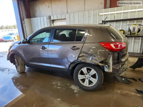 2013 Kia Sportage Lx VIN KNDPB3A23D7365652 фото 2