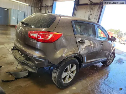 2013 Kia Sportage Lx VIN KNDPB3A23D7365652 фото 3