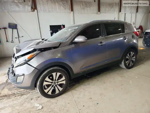 KNDPC3A26D7415442 — 2013 Kia Sportage, Передняя часть, фото до ремонта