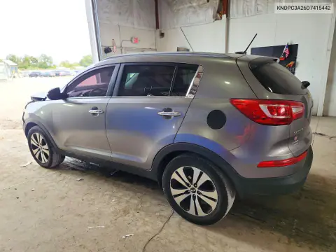 2013 Kia Sportage Ex VIN KNDPC3A26D7415442 фото 2
