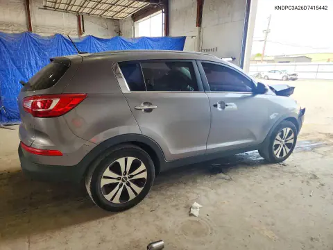 2013 Kia Sportage Ex VIN KNDPC3A26D7415442 фото 3