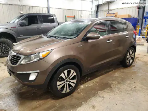 KNDPCCA20D7478620 — 2013 Kia Sportage, Механические повреждения, фото до ремонта