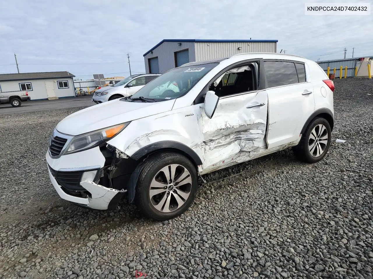 KNDPCCA24D7402432 Kia Sportage 2013 — повреждение Боковая часть, фото до ремонта