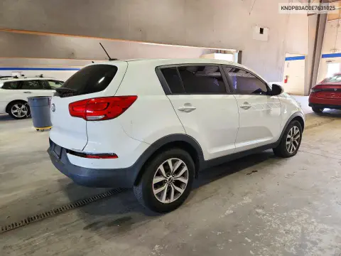 2014 Kia Sportage Lx VIN KNDPB3AC0E7631025 фото 3