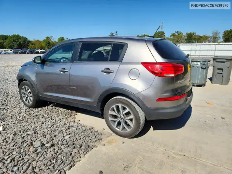 KNDPB3ACXE7639570 — 2014 Kia Sportage, фото 2 с аукциона Copart, Передняя часть
