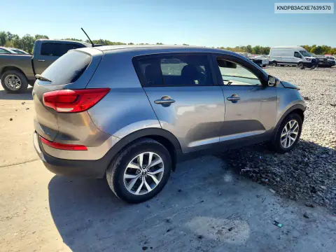 KNDPB3ACXE7639570 — 2014 Kia Sportage, фото 3 с аукциона Copart, Передняя часть