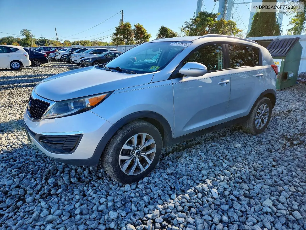 2015 Kia Sportage Lx VIN KNDPB3AC6F7760811 фото 1
