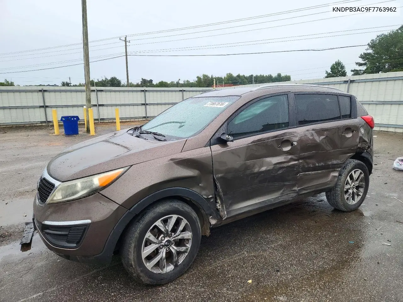 2015 Kia Sportage VIN KNDPB3AC9F7763962 фото 1