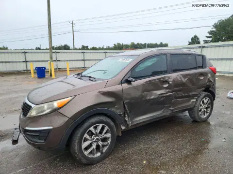 KNDPB3AC9F7763962 — 2015 Kia Sportage, Сторона, фото до ремонта
