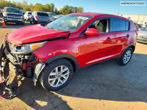 KNDPBCAC9F7702627 — 2015 Kia Sportage, Передняя часть, фото до ремонта