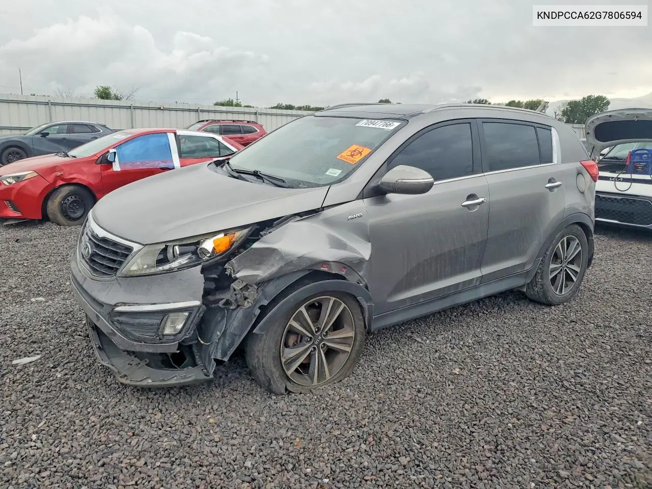 2016 Kia Sportage Sx VIN KNDPCCA62G7806594 фото 1
