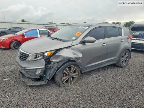 KNDPCCA62G7806594 — 2016 Kia Sportage, Передняя часть, фото до ремонта
