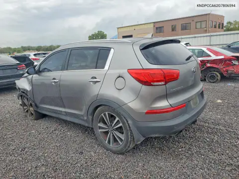 2016 Kia Sportage Sx VIN KNDPCCA62G7806594 фото 2