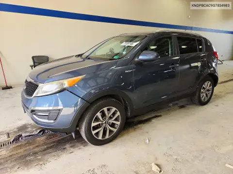 KNDPBCAC9G7834983 — 2016 Kia Sportage, Задняя часть, фото до ремонта