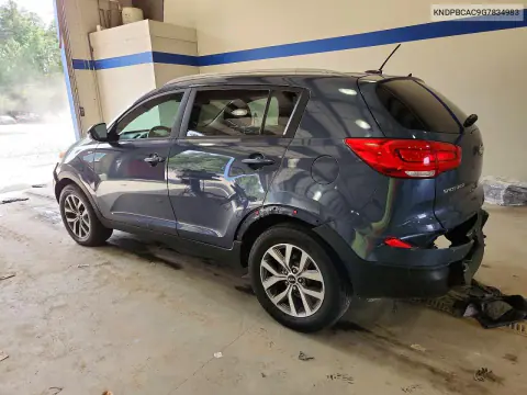 2016 Kia Sportagelx VIN KNDPBCAC9G7834983 фото 2