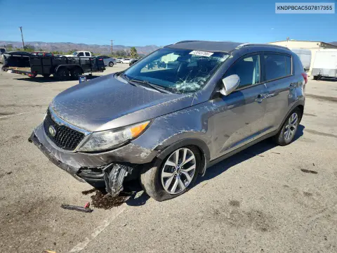 KNDPBCAC5G7817355 — 2016 Kia Sportage, Передняя часть, фото до ремонта