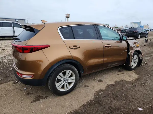 KNDPM3AC0H7136337 — 2017 Kia Sportage, фото 3 с аукциона Copart, Передняя часть