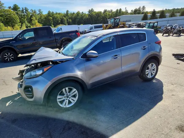 KNDPMCAC4H7039934 — 2017 Kia Sportage, Передняя часть (Front End), фото до ремонта