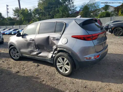 2017 Kia Sportage Lx VIN KNDPMCACXH7177493 фото 2