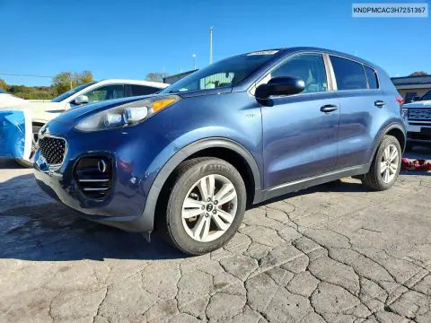 KNDPMCAC3H7251367 — 2017 Kia Sportage, Вандализм, фото до ремонта