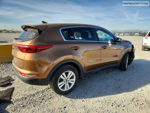 2017 Kia Sportage Lx VIN KNDPMCAC0H7127346 фото 3