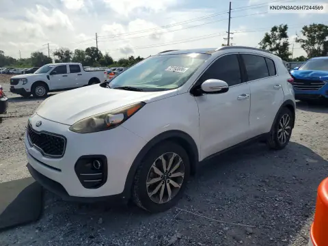 KNDPN3AC6H7244569 — 2017 Kia Sportage, Сторона, фото до ремонта