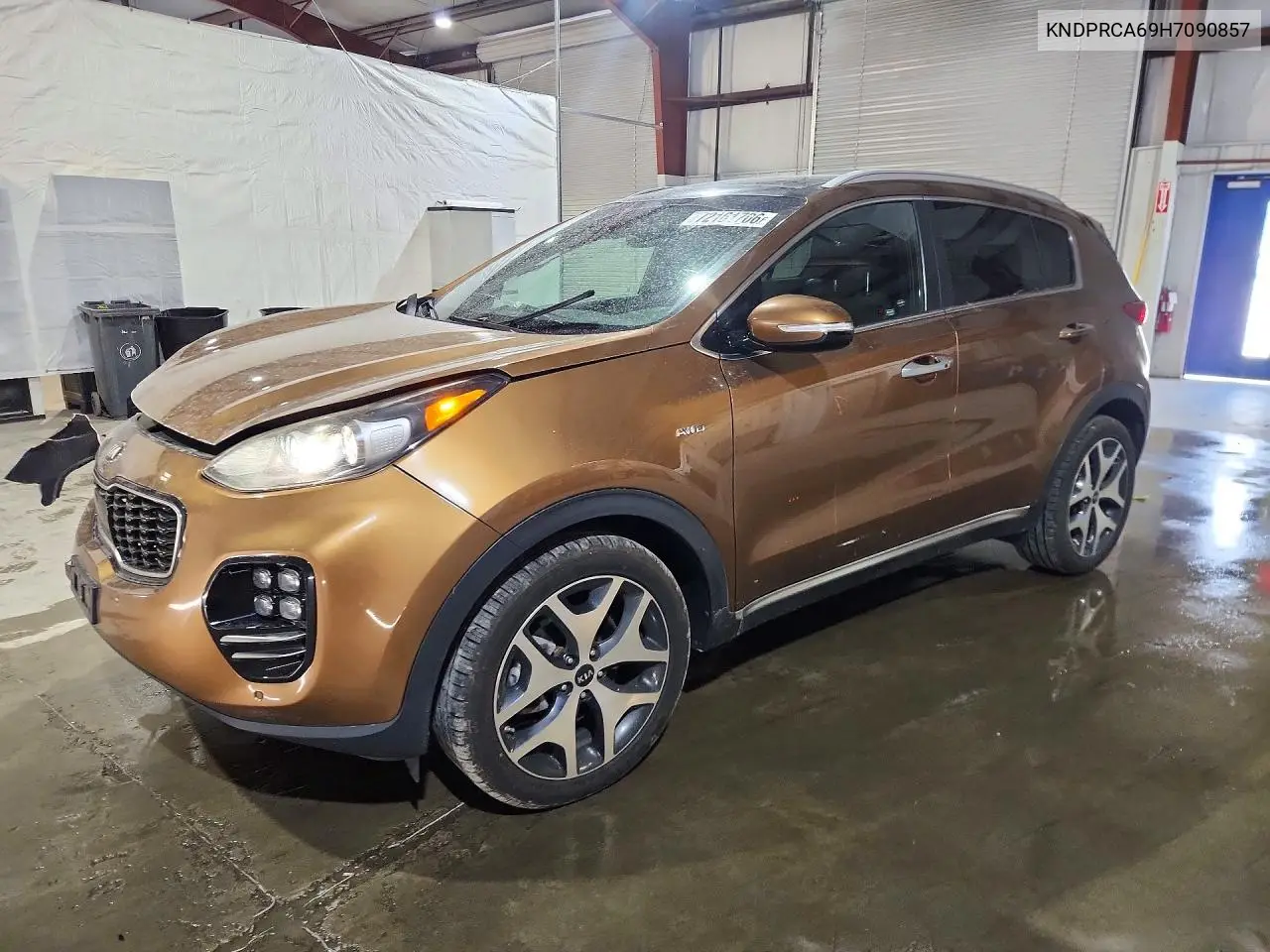 2017 Kia Sportage Sx VIN KNDPRCA69H7090857 фото 1