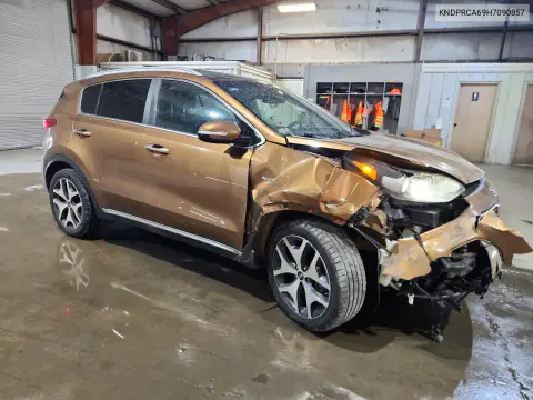 2017 Kia Sportage Sx VIN KNDPRCA69H7090857 фото 4