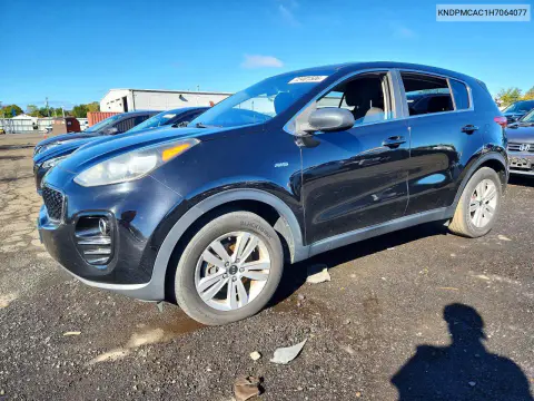 KNDPMCAC1H7064077 — 2017 Kia Sportage, Вандализм, фото до ремонта