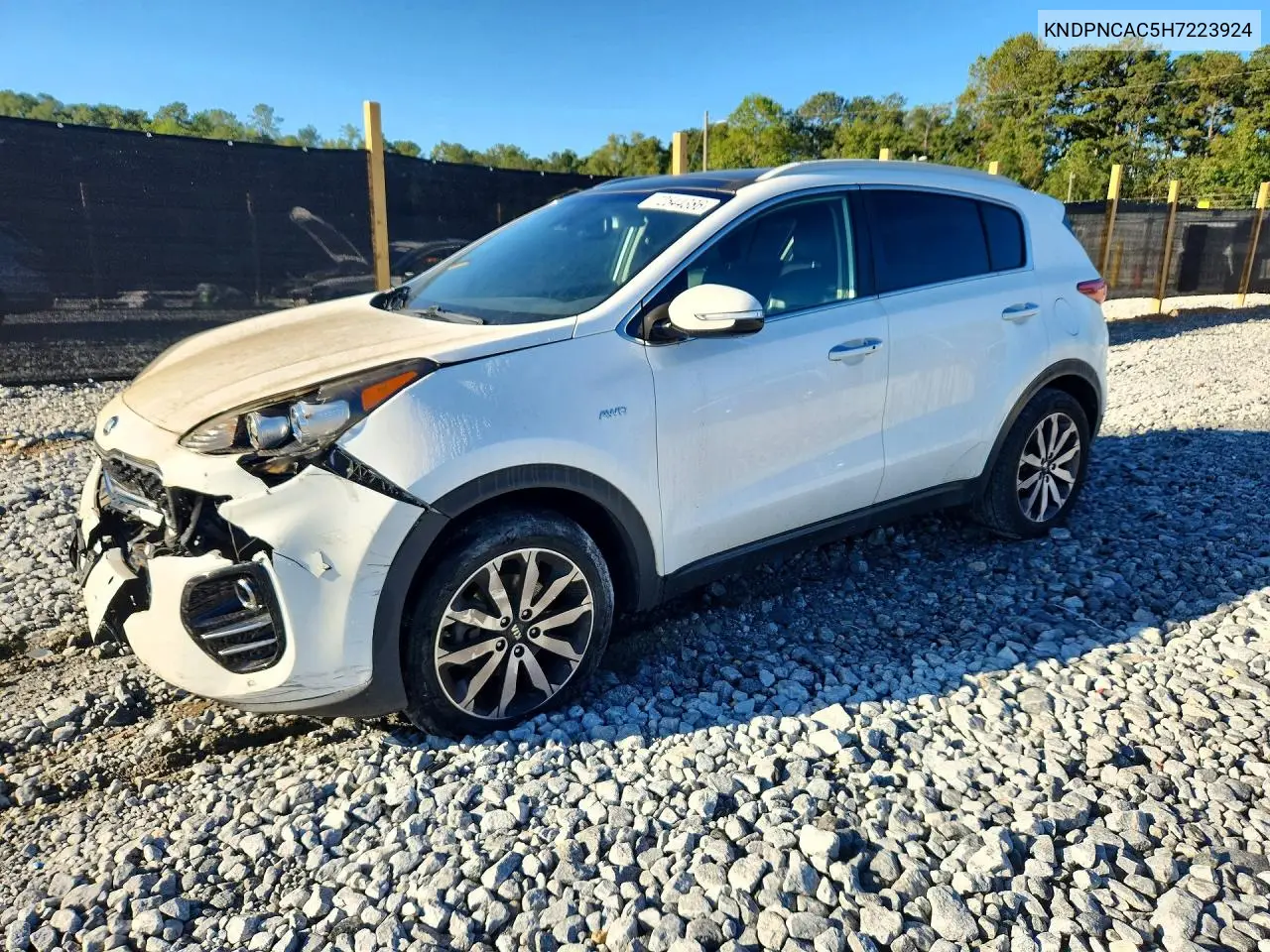 2017 Kia Sportage Ex VIN KNDPNCAC5H7223924 фото 1