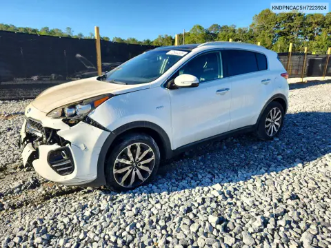KNDPNCAC5H7223924 — 2017 Kia Sportage, Передняя часть, фото до ремонта