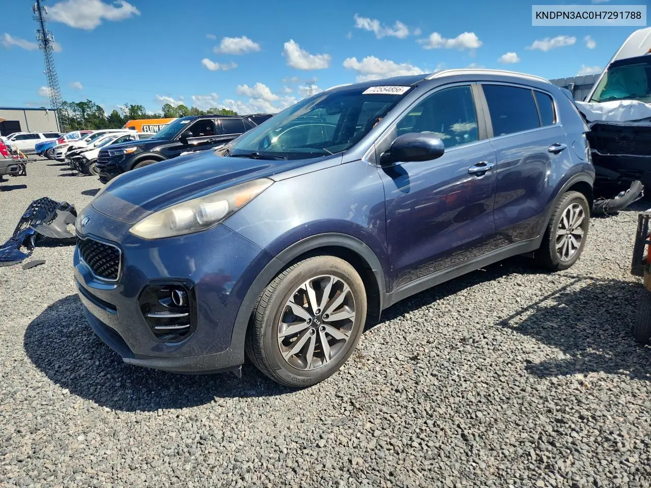 KNDPN3AC0H7291788 Kia Sportage 2017 — повреждение Задняя часть, фото до ремонта