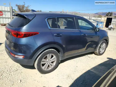 KNDPM3ACXH7118430 — 2017 Kia Sportage, фото 3 с аукциона Copart, Сторона