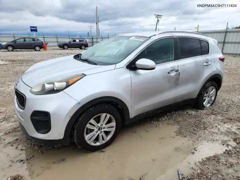 KNDPM3AC5H7111434 Kia Sportage 2017 — повреждение Боковая часть, фото до ремонта